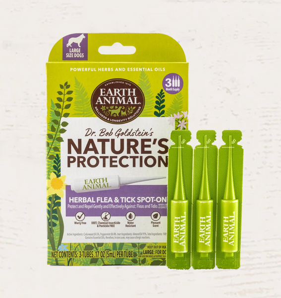 Earth Animal Nature’s Protection™ Flea & Tick Herbal Spot-On For Dogs main image 0