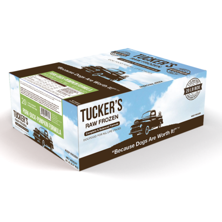 Tucker's - Pork, Duck & Pumpkin - Raw Dog Food - 20 lb (PRE-ORDER-Local Delivery Only)