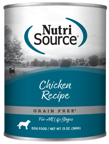 NutriSource - Grain-Free Chicken Recipe - Wet Dog Food - 13oz