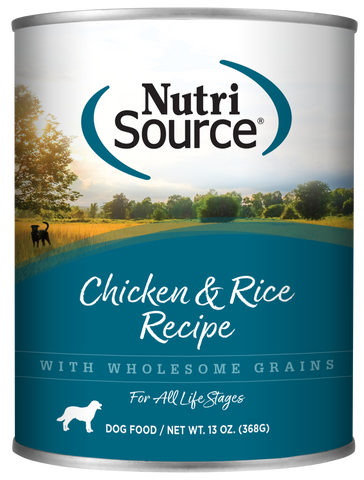 NutriSource - Chicken & Rice Recipe - Wet Dog Food - 13oz