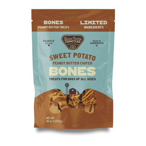 Gaines Family Farmstead - Sweet Potato & Peanut Butter Bones