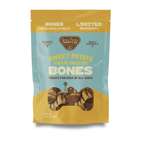 Gaines Family Farmstead - Sweet Potato Cheese Drizzled Bones