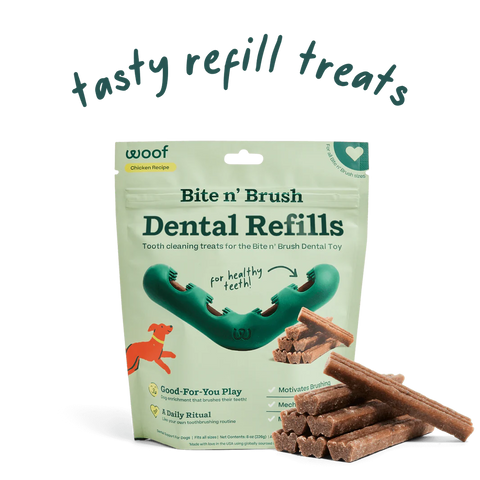 Woof - Bite n' Brush Refills Treat