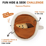 Chewffon - Espresso Squeaky Dog Toy