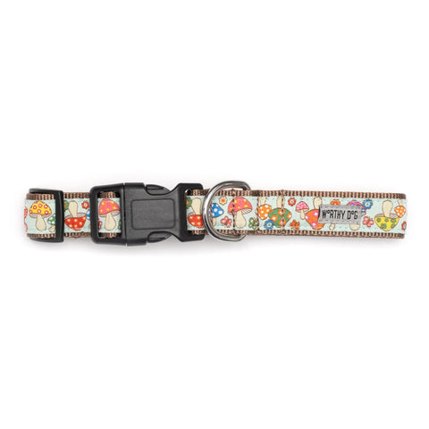 The Worthy Dog - Mushroom Collar