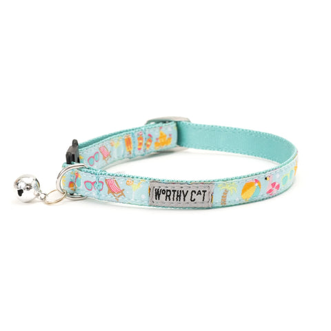 The Worthy Dog - Life's A Beach Cat Collar