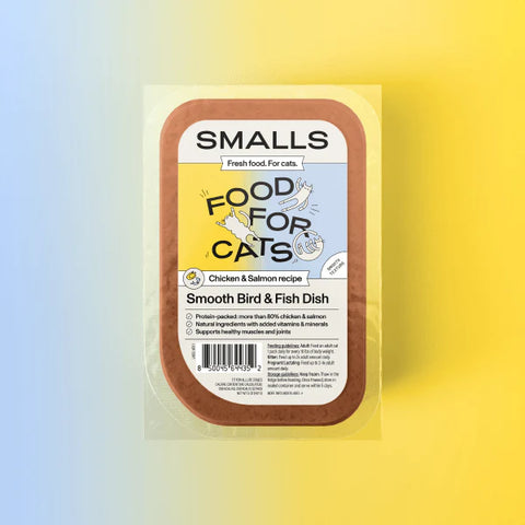 Smalls - Frozen Smooth Chicken & Fish - Gently Cooked Cat Food - 5 oz