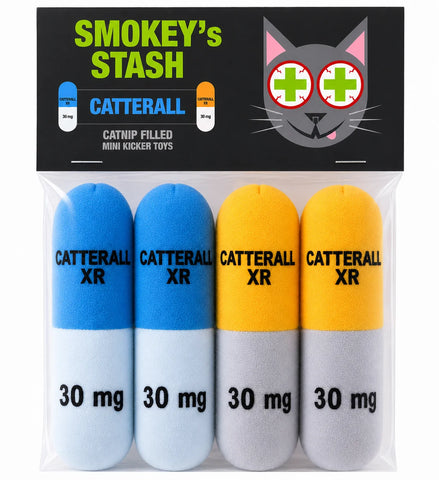 Smokey's Stash - Catterall Catnip Filled Mini Kicker Cat Toy
