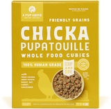 A Pup Above - Chicka Pupatouille Cubies Chicken 2# - Air-Dried Dog Food - 2 lb