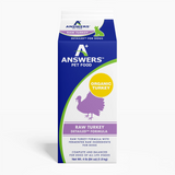 Answers - Detailed Turkey - Raw Dog Food - Various Sizes (Local Delivery Only)