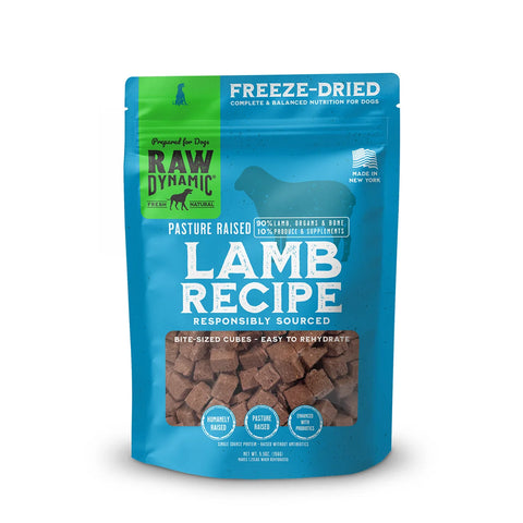 Raw Dynamic - Lamb Formula - Freeze-Dried Dog Food - Various Sizes