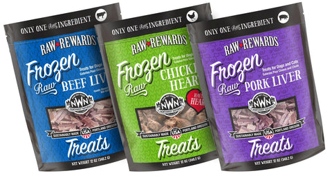 Northwest Naturals - Frozen Raw Rewards Chicken Heart Treat
