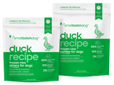 Small Batch - Frozen Duck Batch Sliders - Raw Dog Food - 3 lb (Local Delivery Only)