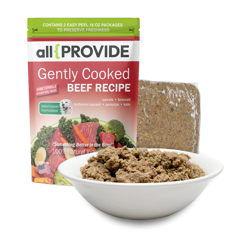 All Provide - Gently Cooked Beef - Gently Cooked Dog Food - 2 lb (Local Delivery Only)