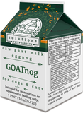 Solutions Pet Products - GOATnog Raw Goat Milk Eggnog (Hillsborough County FL Delivery Only)