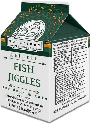 Solutions Pet Products - Frozen Fish Jiggles (Local Delivery Only)