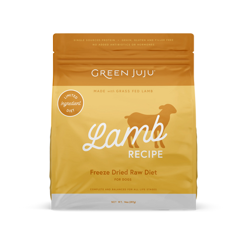 Green Juju - Lamb Recipe - Freeze-Dried Dog Food - 14 oz