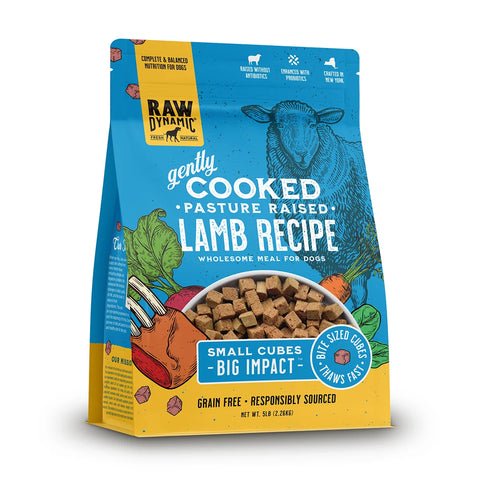 Raw Dynamic - Gently Cooked Pasture Raied Lamb - Gently Cooked Dog Food - 2.5 lbs (Local Delivery Only)