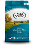 NutriSource - Adult Chicken & Rice Recipe - Dry Dog Food - Various Sizes