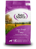 NutriSource - Large Breed Puppy Chicken & Rice Recipe - Dry Dog Food - Various Sizes