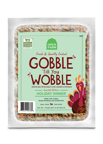 Open Farm - Gobble 'Till You Wobble Holiday Dinner - Gently Cooked Dog Food - 16 oz (Hillsborough County FL Delivery Only)