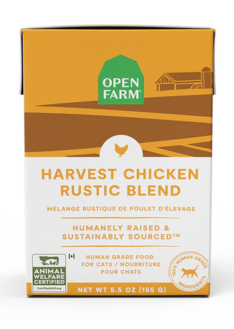 Open Farm - Harvest Chicken Rustic Blend - Wet Cat Food - 5.5oz