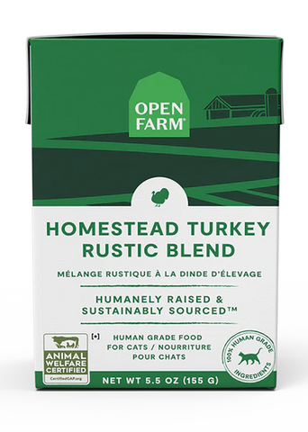 Open Farm - Homestead Turkey Rustic Blend - Wet Cat Food - 5.5oz