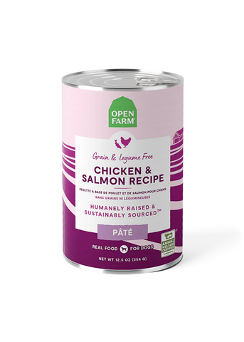 Open Farm - Chicken & Salmon Pate - Wet Dog Food - 12.5 oz