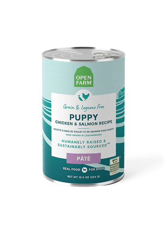 Open Farm - Puppy Chicken & Salmon Pate - Wet Dog Food - 12.5 oz