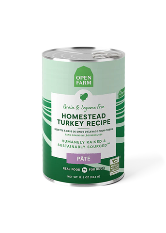 Open Farm - Homestead Turkey Pate - Wet Dog Food - 12.5 oz