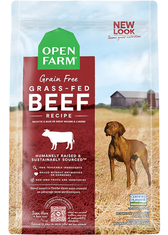 Open Farm - Grain-Free Grass-Fed Beef - Dry Dog Food - 4 lb