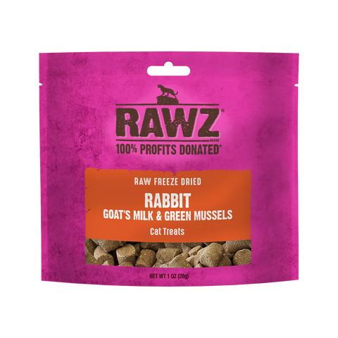 Rawz - Freeze-Dried Rabbit & Goat's Milk Cat Treat