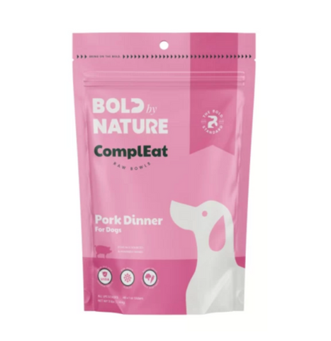 Bold By Nature - Pork - Raw Dog Food - Various Sizes (PRE-ORDER-Local Delivery Only)