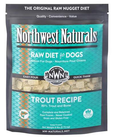 Northwest Naturals - Trout Nuggets - Raw Dog Food - 6 lb (Local Delivery Only)