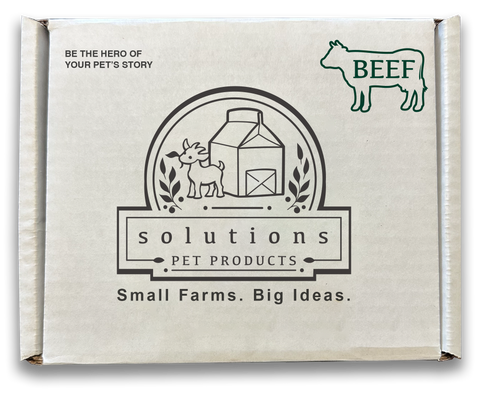 Solutions Pet Products - Beef Recipe - Raw Dog Food - Various Sizes (Local Delivery Only)