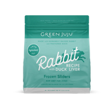 Green Juju - Frozen Rabbit Recipe - Raw Dog Food - Various Sizes (Hillsborough County FL Delivery Only)