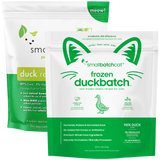 Small Batch - Frozen Duck Batch Sliders - Raw Cat Food - 3 lb (Local Delivery Only)