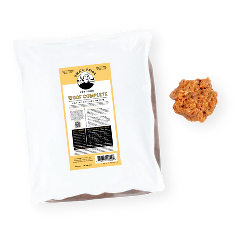 Oma's Pride - Woof Complete Chicken - Raw Dog Food - Various Sizes (Local Delivery Only)