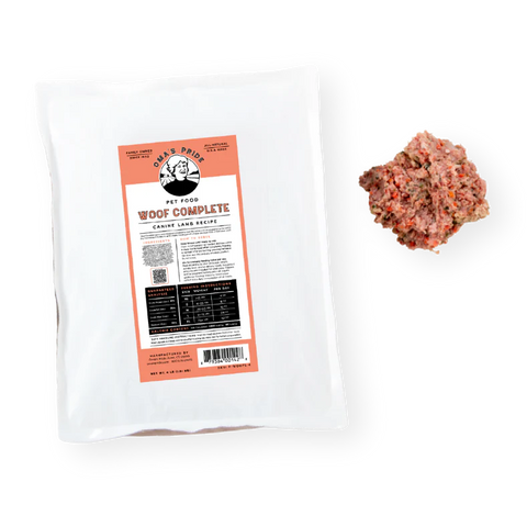 Oma's Pride - Woof Complete Lamb - Raw Dog Food - Various Sizes (Local Delivery Only)