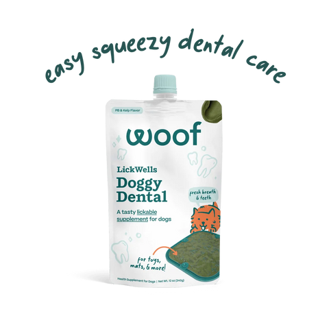 Woof - Lickwells Doggy Dental Peanut Butter Kelp