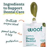 Woof - Lickwells Doggy Dental Peanut Butter Kelp