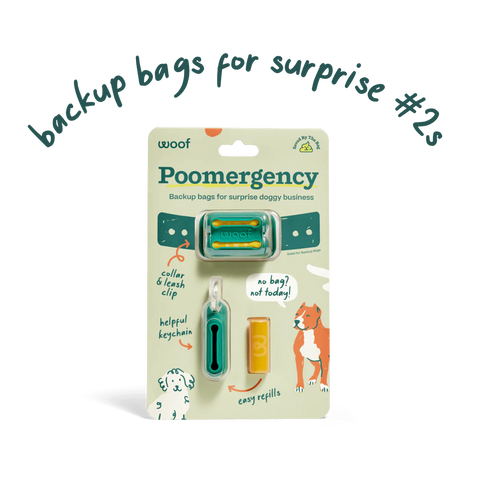 Woof - Poomergency Back-Up Bags