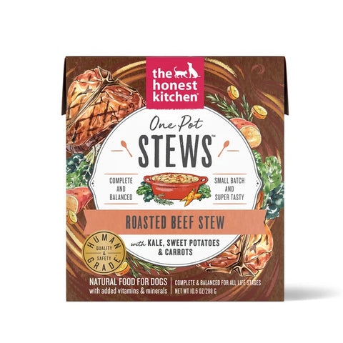The Honest Kitchen - One Pot Stew Beef, Kale, Sweet Potato, Carrot - Wet Dog Food - 10.5oz