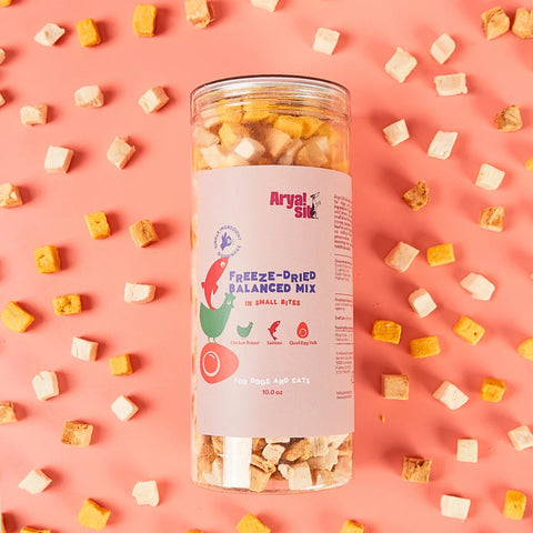 Arya Sit - Freeze-Dried Protein Mix Chicken Breast Salmon & Quail Egg Yolk