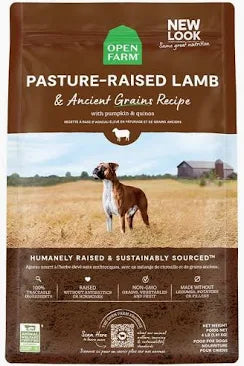 Open Farm - Pasture-Raised Lamb & Ancient Grains - Dry Dog Food - 4 lb