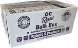 OC Raw - Frozen Rabbit & Produce Patties Bulk Box - Raw Dog Food - 18 lb (PRE-ORDER-Local Delivery Only)