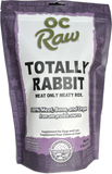 OC Raw - Totally Rabbit Meat Only Meaty Rox - Raw Dog Food - 2 lb (Local Delivery Only)