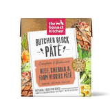 The Honest Kitchen - Butcher Block Pate' Beef, Cheddar & Veg - Wet Dog Food - 10.5oz