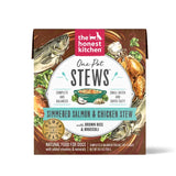 The Honest Kitchen - One Pot Stew Simmered Salmon, Chicken, Broccoli & Brown Rice - Wet Dog Food - 10.5oz