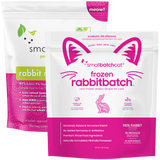 Small Batch - Frozen Rabbit Batch Sliders - Raw Cat Food - 3 lb (Local Delivery Only)